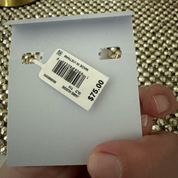 NWT Kendra Scott Jamie Huggie Earring - Picture 4 of 5